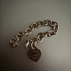 Sterling Silver Return to Tiffany Charm Bracelet.